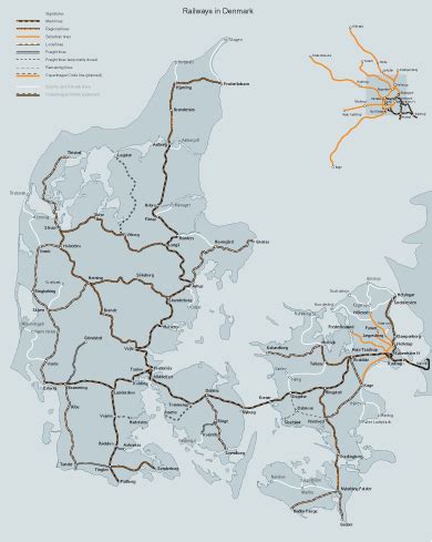 Danish Rail Map