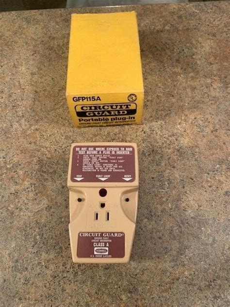 Vintage Hubbell Circuit Guard Gfp A Ground Fault Interrupter Gfp A