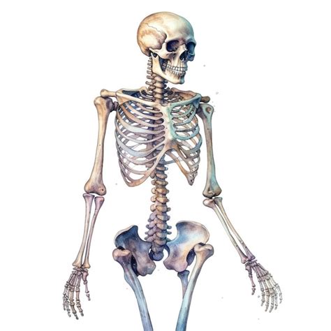 Premium Ai Image A Close Up Of A Skeleton With A Skeleton In The