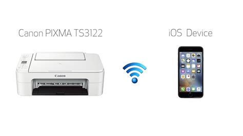 Setting Up Your Wireless Canon Pixma Ts3122 Easy Wireless Connect With An Ios Device Youtube