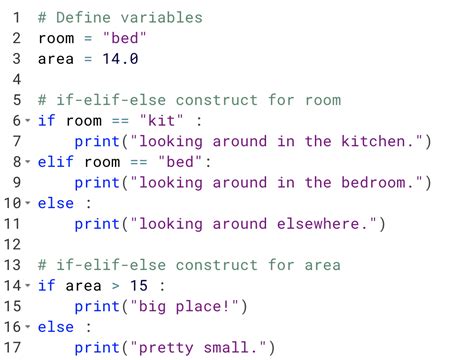 if…elif…else in Python Tutorial - DataCamp