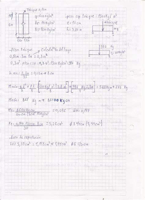 Cálculo De Hormigón Ejemplos De Losas Simples