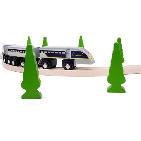 Bigjigs Rail Kids Wooden Replica Eurostar E320 Train Wilko