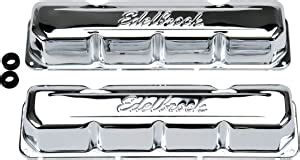 Amazon Edelbrock 4431 Signature Series Chrome Valve Covers Set