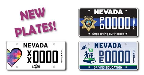 Nevada releases 3 new specialty license plates