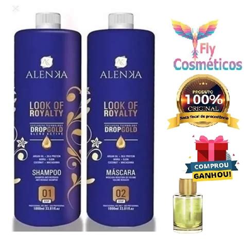 Escova Progressiva Organica Alenka Look Sem Formol 2x1Litro Shopee Brasil