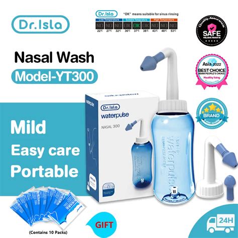 Dr Isla Nettoyant Antarctique Irrigateur Nasal Lavage Nasal Pot Neti Pr