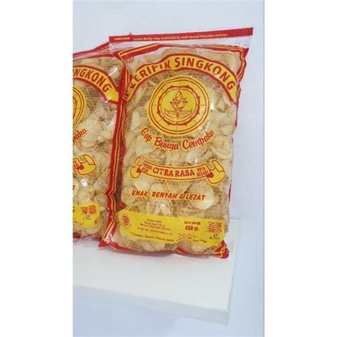 Jual Limitless Keripik Singkong Cap Bunga Cempaka 450gr Shopee Indonesia