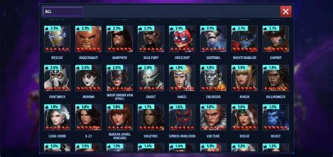 Help Who I Should Choose On T2 Premium Selector MARVEL Future Fight