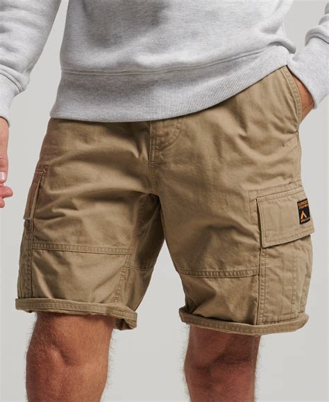 Superdry Organic Cotton Heavy Cargo Shorts Mens Mens Shorts