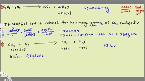 Thermochemistry Equations & Formulas - Practice Problems - Example 2 | Equations, Practice ...