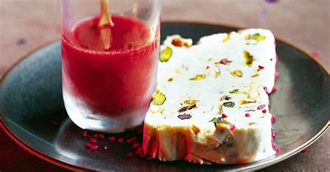 Recette Nougat Glac Express Coulis De Fruits Rouges Marie Claire