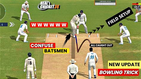 Real Cricket 24 Bowling Tips How To Take Wicket In Real Cricket 24