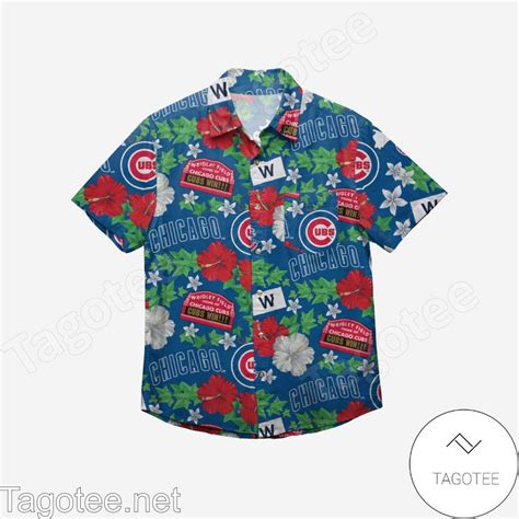 Chicago Cubs City Style Hawaiian Shirt Tagotee