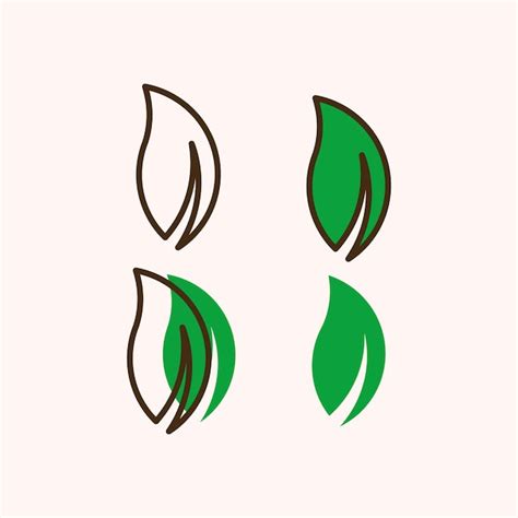 Premium Vector Leaf Simple Concept Logo Design