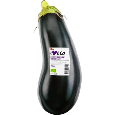 Aubergine Ekologisk G Klass Ica I Love Eco Handla Mat Online