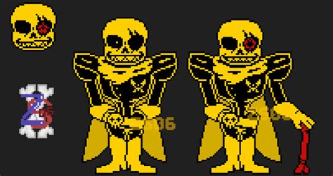 FellSwap Gold Sans sprite by ZeroSans06 on DeviantArt