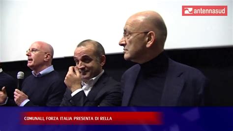 25 Gennaio Bari Forza Italia Presenta Di Rella YouTube