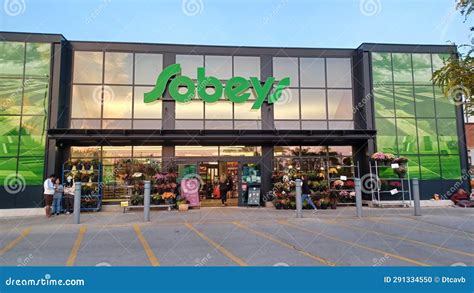 Sobeys Grocery Store Sign Editorial Image Image Of Sign 291334550