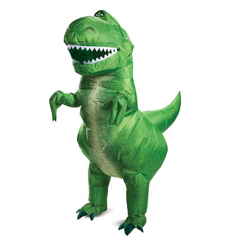 Rex Inflatable Costume for Adults by Disguise - Toy Story here now