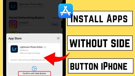 How To Install Apps Without Iphone Side Button On App Store Ios