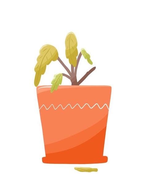 wilting plant vector art icons  graphics