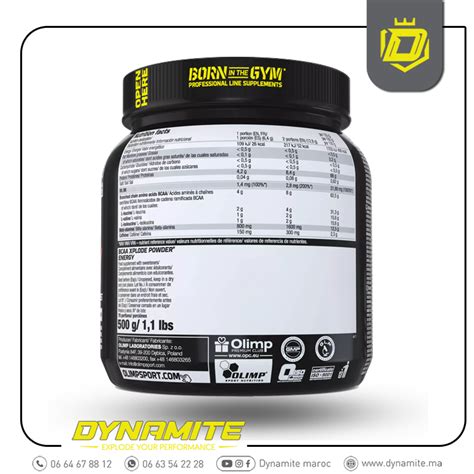 BCAA Xplode Powder Energy 500 G Dynamite