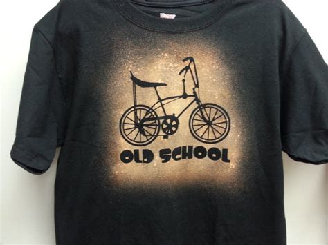 Funny T Shirts Cycling T Shirt Old School Bike Fixie Bike T-shirt Fixed ...