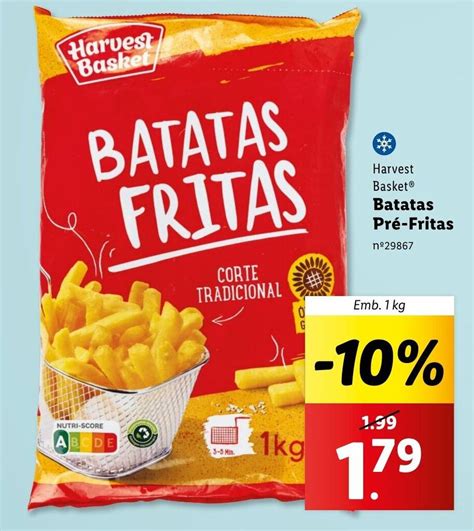 Promo O Harvest Basket Batatas Pr Fritas Emb Kg Em Lidl