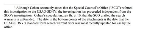 Brad Heath On Twitter In A Nutshell Doj Says Cohen Appeared To Have