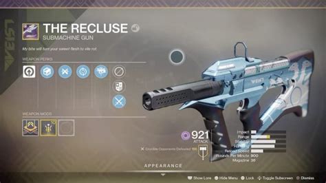 How To Get The Recluse In Destiny 2 Recluse Quest Guide Gamespew