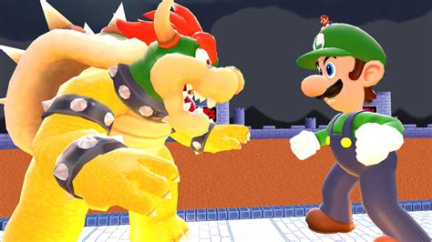 Giant Luigi Vs Giant Bowser By Songokussjgodssj On Deviantart