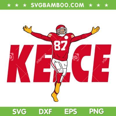 Travis Kelce SVG PNG, Chiefs Kelce 87 SVG