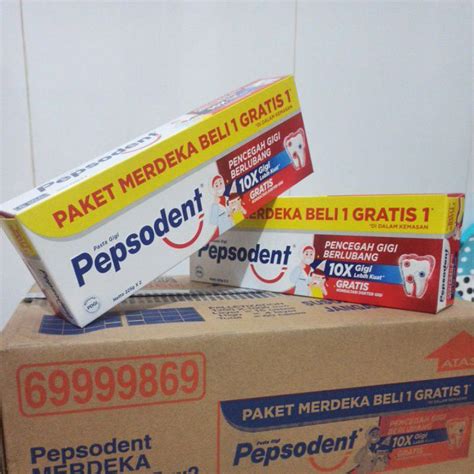 Jual PEPSODENT PASTA GIGI 2 X 225 GR Shopee Indonesia