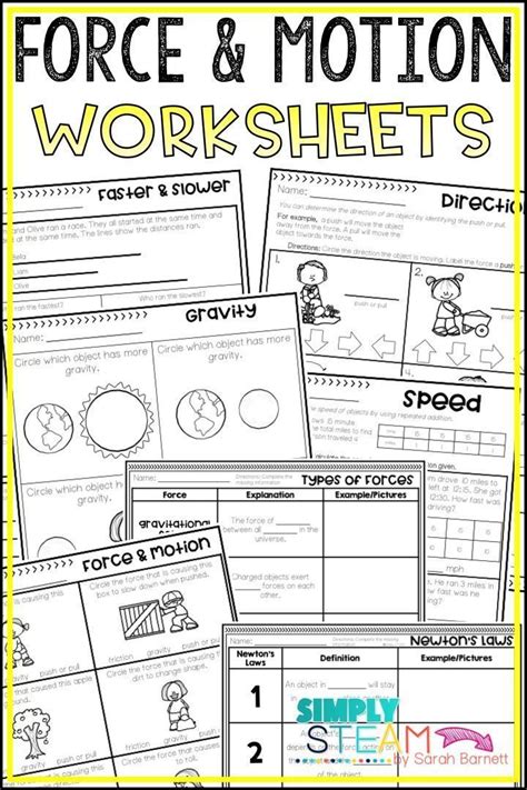 Forces And Motion Basics Worksheet