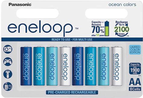 Panasonic Eneloop Organic Mignon Aa 2000 Mah 1 2 Volt 8 Stk Ocean