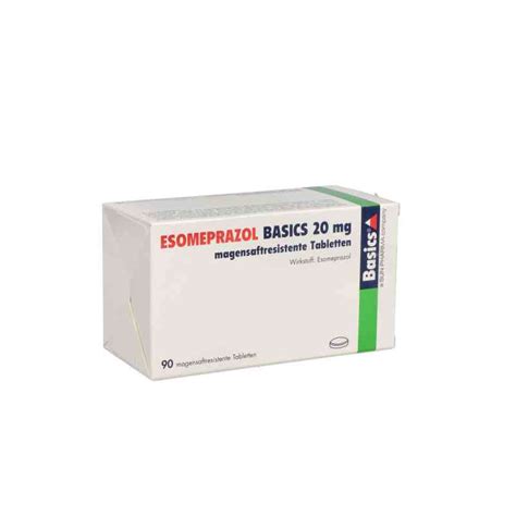 Esomeprazol Basics Mg Magensaftresistent Tabletten Stk