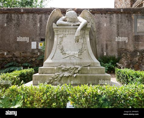 Tomb of american sculptor William Wetmore Story (1819-1895) and his ...