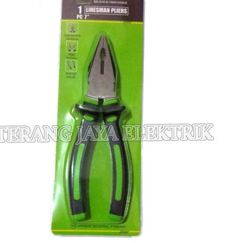 Jual Tang Kombinasi Linesman Pliers 7 Inci Baja PL LM0758 TEKIRO