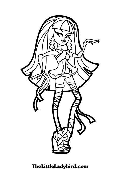 154 Dessins De Coloriage Monster High à Imprimer Sur