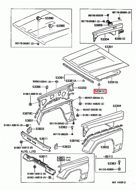 Genuine Toyota Landcruiser Series Hzj Lj Kzj Hdj Fzj Bonnet