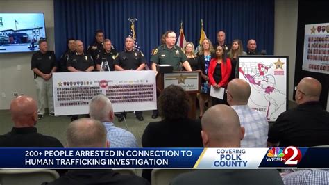 Polk County Human Trafficking Sting Nets 200 Arrests In One Week