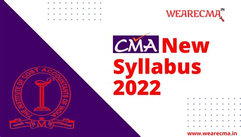 Cma Syllabus Cma New Course Details Curriculum