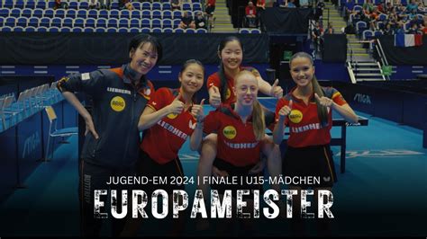 Europameister Deutschland Polen U15 Mädchen Finale Jugend EM