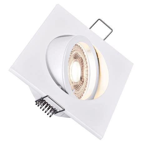 LED Einbaustrahler Ultra Flach 230V Einbaurahmen Einbauspot