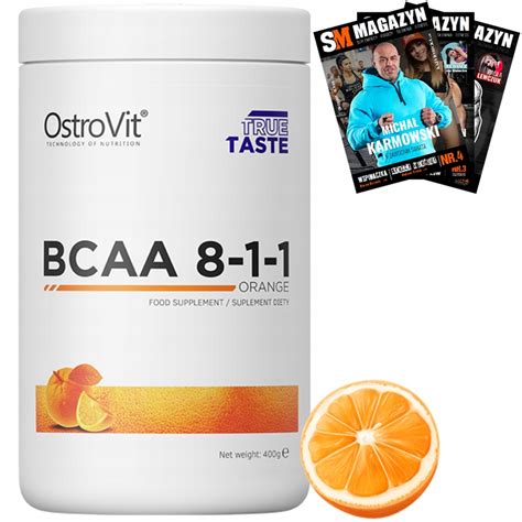 OSTROVIT BCAA 8 1 1 400 G AMINOKWASY AMINO LEUCYNA 5714 6750750618