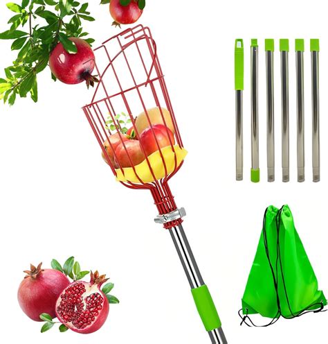 Fruit Picker Fruit Picker Basket Adjustable Foam Padded Stainless Steel