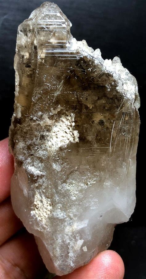 G Pc Natural Silver Golden Hair Rutilated Lemurian Quartz Crystal