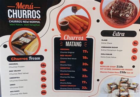 Selalu Diperbarui Menu Churros New Normal Gubeng Surabaya