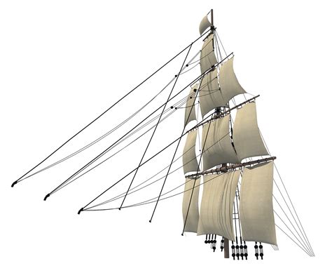 Sailing Ship Mast 3D Model – 3D Horse